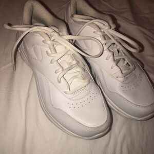 Reebok Womens Walk DMX Max All White Running Shoes Sneakers Size 5.5 OG Style